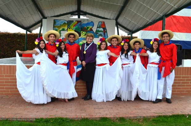 Visita oficial EMBAJADORA DE COSTA RICA al Colegio